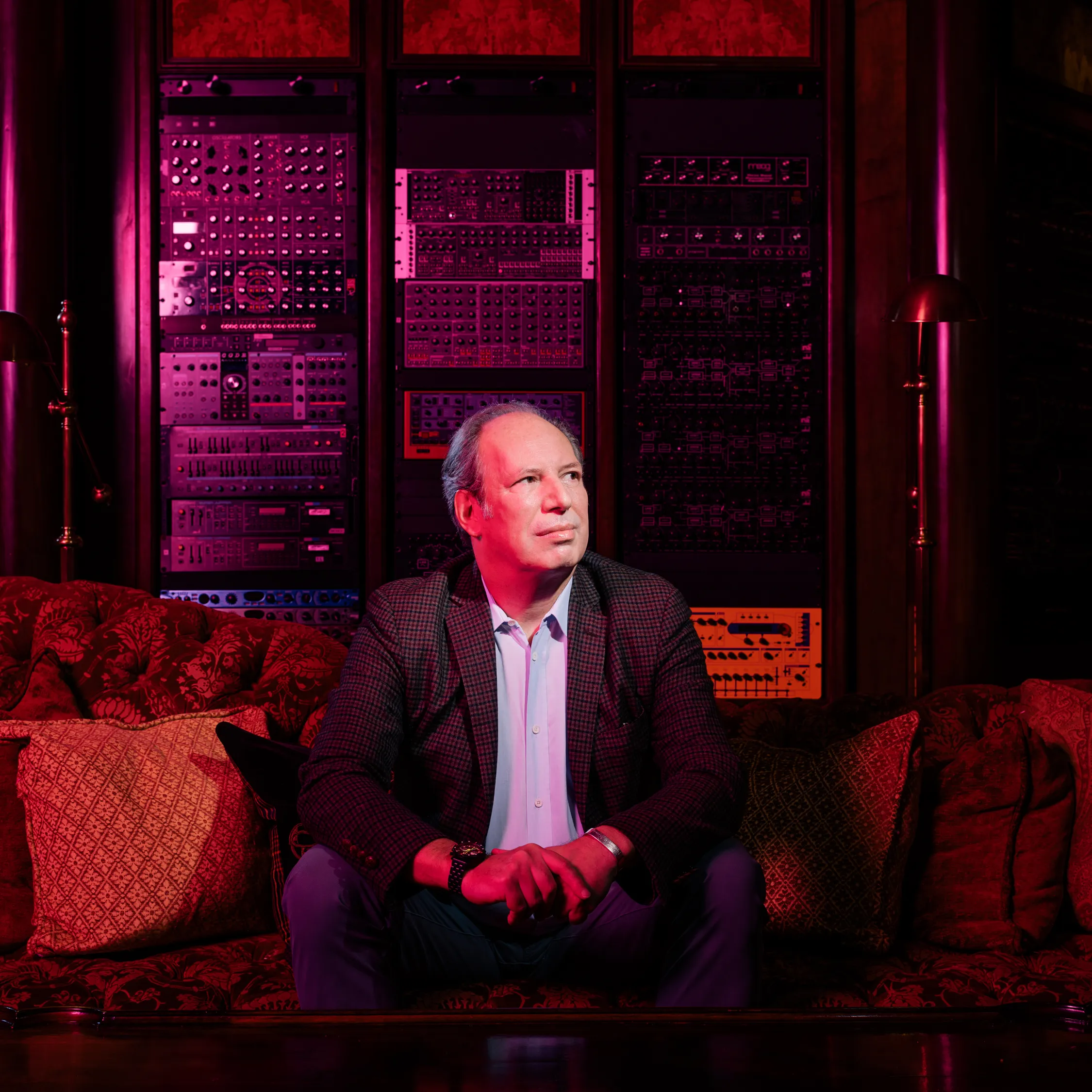 Hans Zimmer in his studio